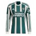 Camisa de Futebol Manchester United Donny van de Beek #34 Equipamento Secundário 2023-24 Manga Comprida